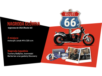 Wygraj podróż po Stanach Zjednoczonych drogą Route 66 lub motocykl Junak