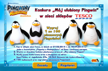 Konkurs "Pingiwny z Madagaskaru"