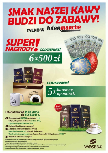 Konkus "Smak naszej kawy budzi do zabawy"