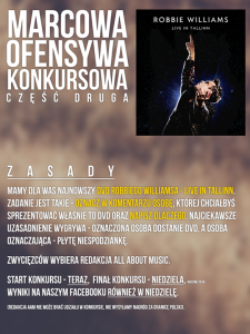 Wygraj DVD Robbie Williamsa