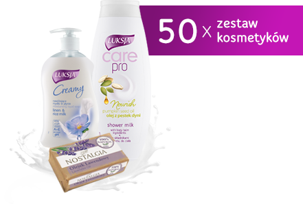 Wygraj sesję zdjęciową lub cudownie pachnących zestawów Luksja