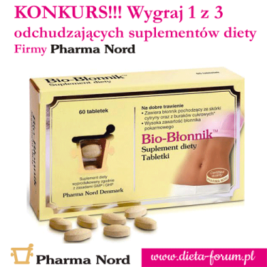 Wygraj jeden z 3 suplementów na odchudzanie od Firmy PHARMA NORD!