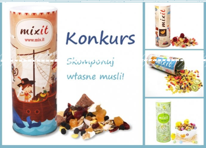 Wygraj kupon upominkowy o wartości 40 PLN na zakup własnej mieszanki musli