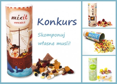 Wygraj kupon upominkowy o wartości 40 PLN na zakup własnej mieszanki musli