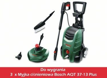 Wygraj myjkę ciśnieniowa Bosch