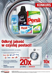 Wygraj pralkę marki BOSCH