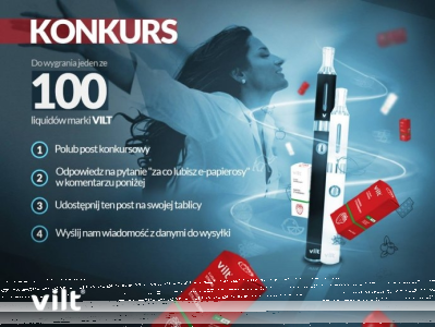 Wygraj jeden ze 100 liquidów marki VILT