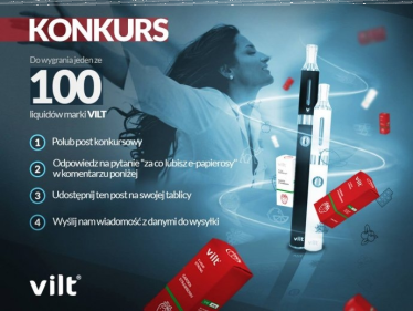 Wygraj jeden ze 100 liquidów marki VILT