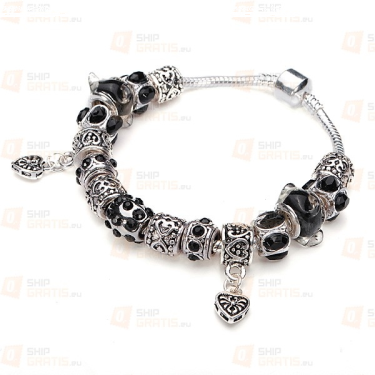 Konkurs ze ShipGRATS.eu o Bransoletkę w srebrnym kolorze z kolorowymi komponentami w czarnym kolorze