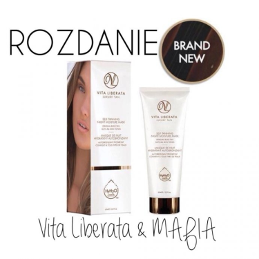 Wygraj maskę na noc z efektem rozświetlającym i lekko brązującym!