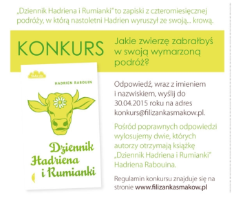 Wygraj książkę "Dzienniki Hadriena i  Rumianki"
