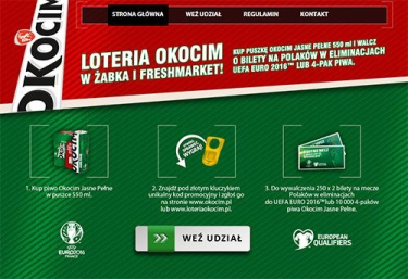 Loteria Okocim w sklepach Żabka i Freshmarket