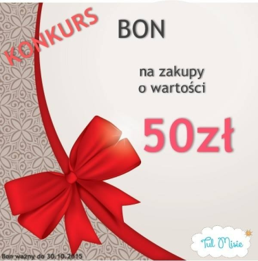 Wygraj bon o wartości 50zł, do godz. 20:00