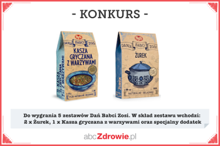 Wygraj jeden z 5 zestawów Dań Babci Zosi