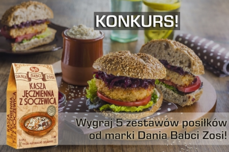 Wygraj 5 zestawów z soczewicą od marki Dania Babci Zosi!