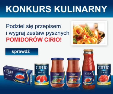 Wygraj zestaw pysznych pomidorów Cirio!