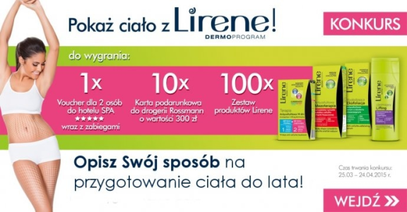 Konkurs "Pokaż ciało z Lirene"