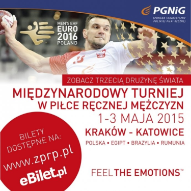 Wygraj bilety na Międzynarodowy Turniej Piłki Ręcznej Mężczyzn w Krakowie i Katowicach