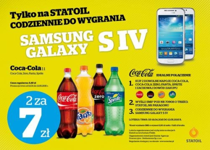 Loteria Coca-Coli na stacjach Statoil
