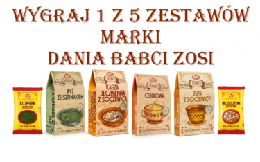 Konkurs z marką Dania Babci Zosi