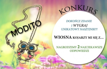 Wiosenny konkurs MODITO: wygraj naszyjnik w kształcie sowy