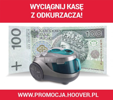 Wyciągnij kasę z odkurzacza aż do 150 zł