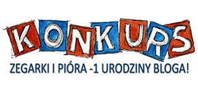 Zegarki i pióra - konkurs na 1 rok istnienia bloga