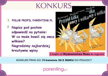 Konkurs "Przygód kilka owcy i wilka"