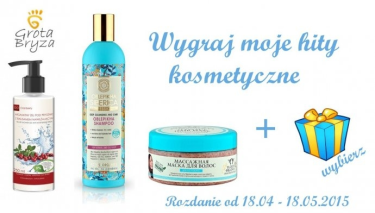 Wygraj moje kosmetyczne hity i dodatkowo wybierz dowolny kosmetyk do zestawu.