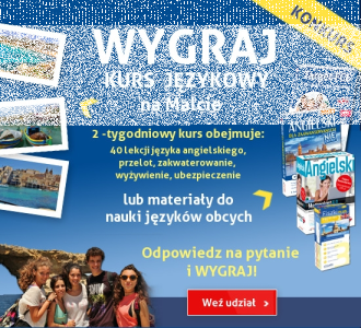 Wygraj kurs językowy na Malcie lub materiały do nauki języków obcych