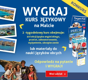 Wygraj kurs językowy na Malcie lub materiały do nauki języków obcych