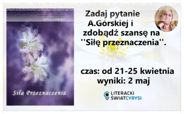 Konkurs z pisarką Anną Górską