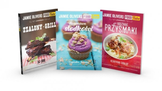 Zgarnij PREMIEROWE trzy książki z serii "Food Tube Jamiego Olivera"