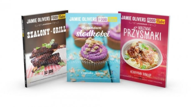 Zgarnij PREMIEROWE trzy książki z serii "Food Tube Jamiego Olivera"