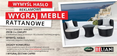 Konkurs "Wymyśl hasło" Alma Market