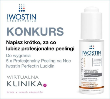Wygraj profesjonalne peelingi Iwostin