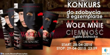 Wygraj jeden z 3 egzemplarzy "Woła mnie ciemność"