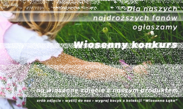 Konkurs fotograficzny: wygraj kocyk z kolekcji "Wiosenna Łąka"