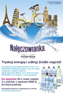 Konkurs "Tryskaj energią i odkryj źródło nagród"