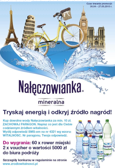 Konkurs "Tryskaj energią i odkryj źródło nagród"