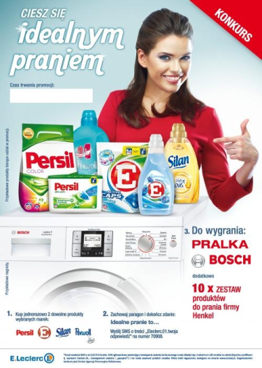 Konkurs "Ciesz się idealnym praniem!" E.Leclerc, Radom