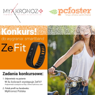 Wygraj smartband ZeFit od MyKronoz