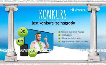 Jest konkurs, są pieniądze, dla  klientów Vivus.pl