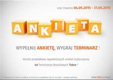 Wypełnij ankietę i wygraj terminarz 2016!