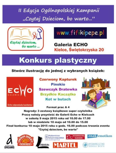 Konkurs plastyczny "Stwórz ilustrację" Kielce