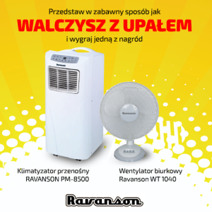 Konkurs: Pokaż jak walczysz z upałem i wygraj klimatyzator!