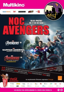 Wygraj wejściówki na ENEMEF NOC AVENGERS, do godz. 12:00