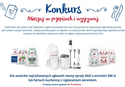 Konkurs "Gotuj regionalnie z Zott Natur" do godz. 12:00