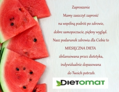 Konkurs: wwygraj miesięcznie dopasowaną dietę z dietomat.pl
