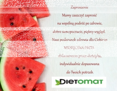 Konkurs: wwygraj miesięcznie dopasowaną dietę z dietomat.pl